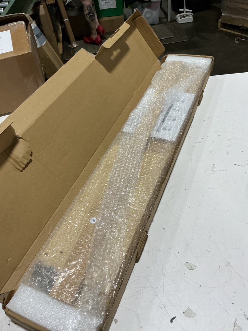 Condition photo showing New/Like New for iiioiiia bamboo over the stove spice shelf for kitchen storage, 31.5" kitchen spice rack organizer stove top shelf with 6 hooks, 11.4" height extra storage countertop, easy to assemble 30" bamboo