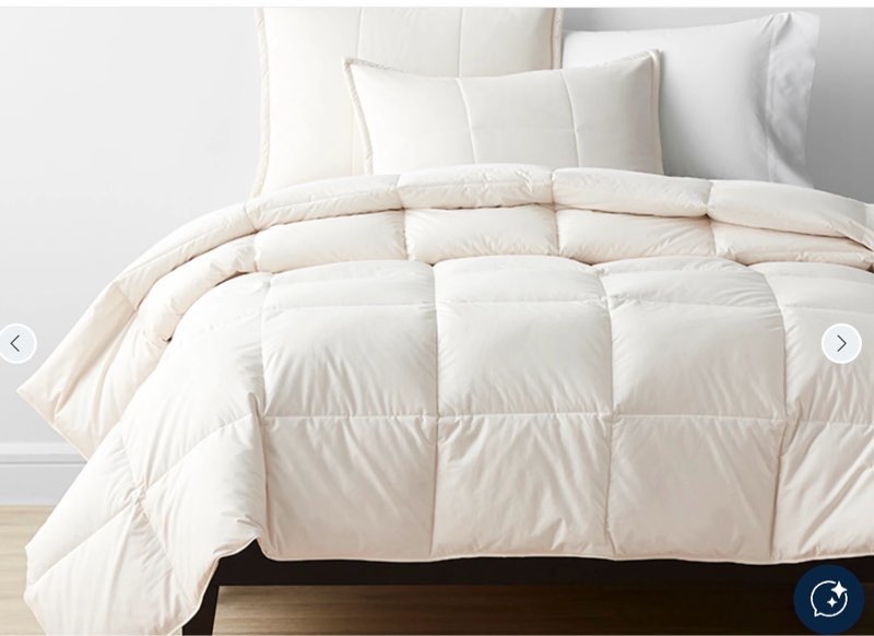 premium down comforter, king/cal king, down
