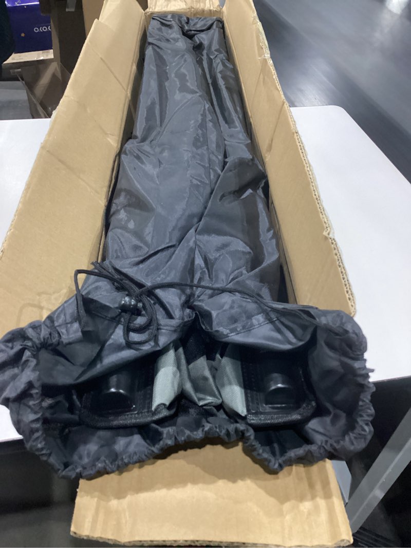 Condition photo showing Good Condition for Outdoor Folding Camping Chair-Oversize Camping Chairs for Adults,Support 400lbs with Pillows & Cup Holders & Cooler Bags - Heavy Duty Collapsible Chairs for Sports Garden Beach Fishin(Blackgray) single Grey+black