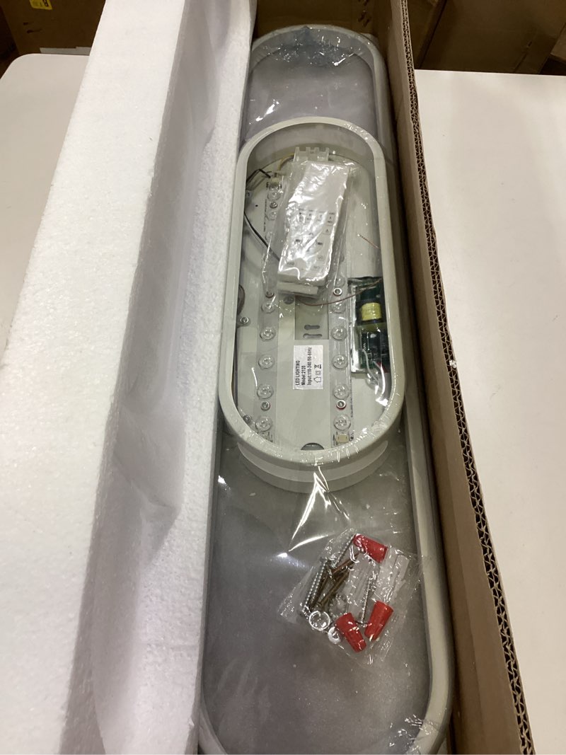 Condition photo showing Good Condition for Qcyuui Modern LED Ceiling Light,Dimmable Linear Ceiling Lamp,31.5in Kitchen Lighting Fixtures Ceiling for Bedroom Hallway Dining Room (45W/3000-6500K/White)