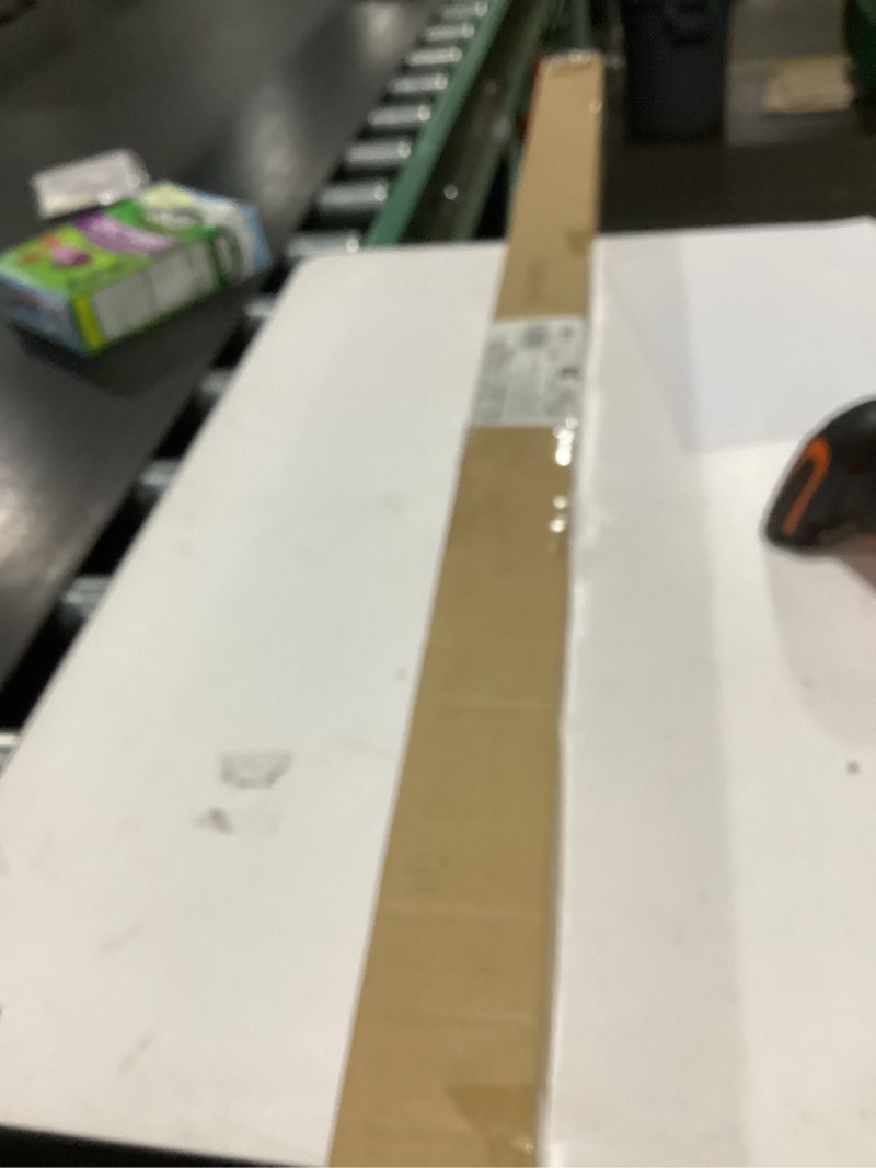 Condition photo showing New/Like New for Amazon Basics Tension Curtain Rod, Adjustable 54-90" Width - Bronze, Classic Finial Bronze 54-90" Indoor