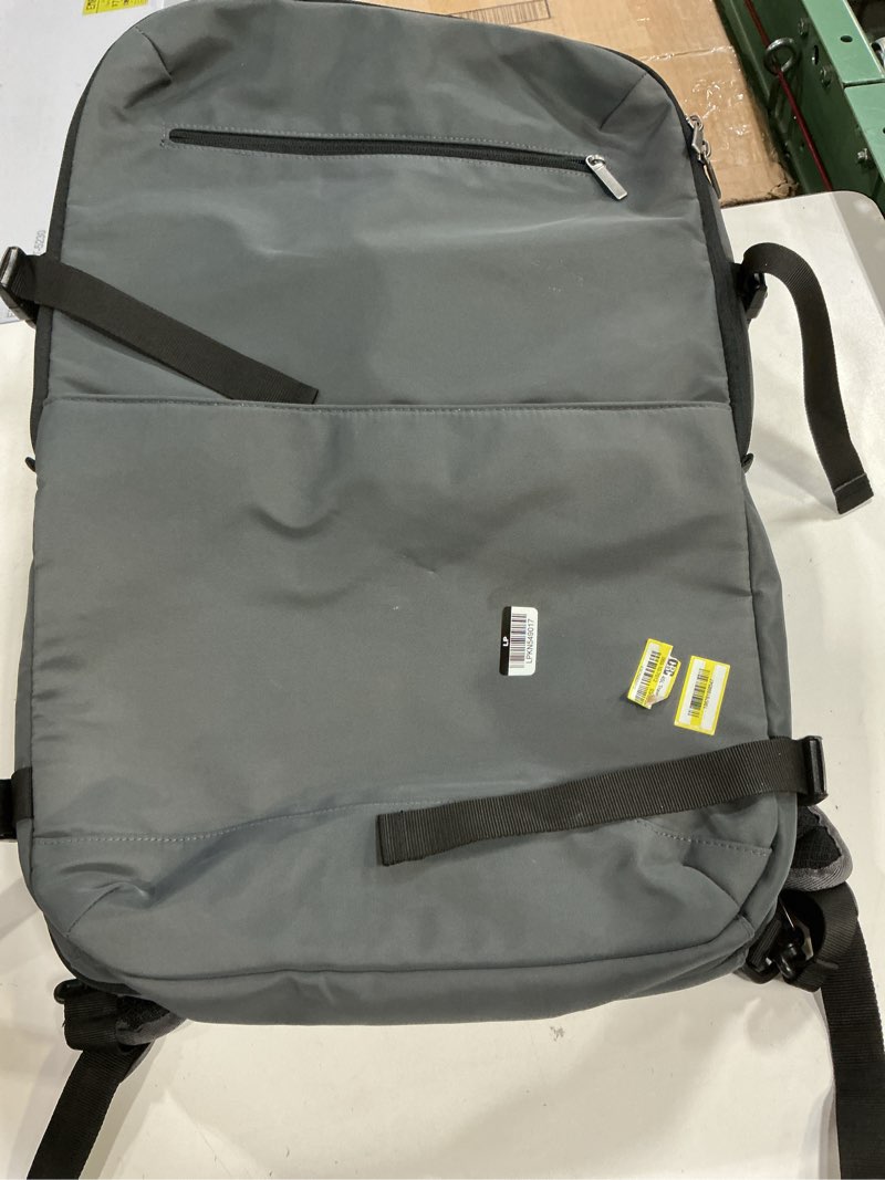 Condition photo showing Good Condition for homiee carry on bag, large travel backpack flight approved personal item bag, waterproof luggage daypack lightweight weekender college business laptop backpack, grey