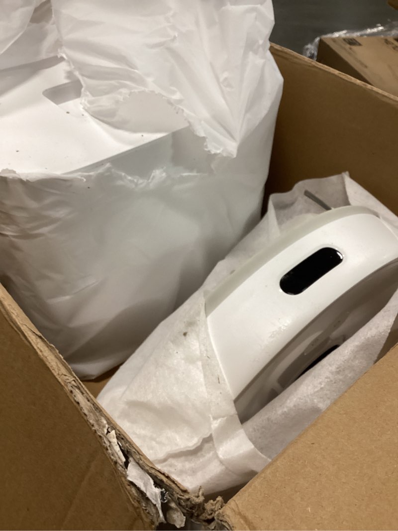 Condition photo showing As Is for DREAME L40s Ultra Robot Vacuum and Mop, 19,000Pa Suction, Auto-Empty, Mop Self-Cleaning, 100% Detangling DuoBrush, Extending Mops and Side Brush, 1.57in Obstacle Clearing, App & Voice Control (White) L40sUltra-White