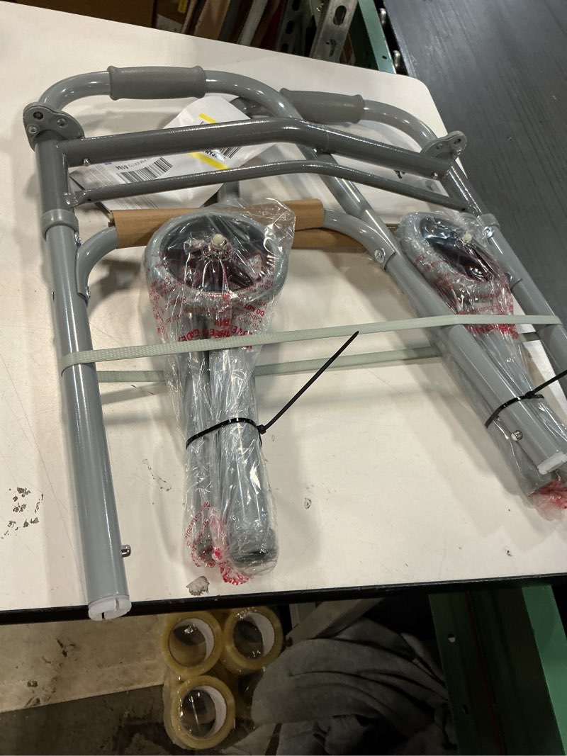 Condition photo showing Good Condition for Medline Lightweight Junior/Lower Height Folding Walker with 5” Wheels Steel