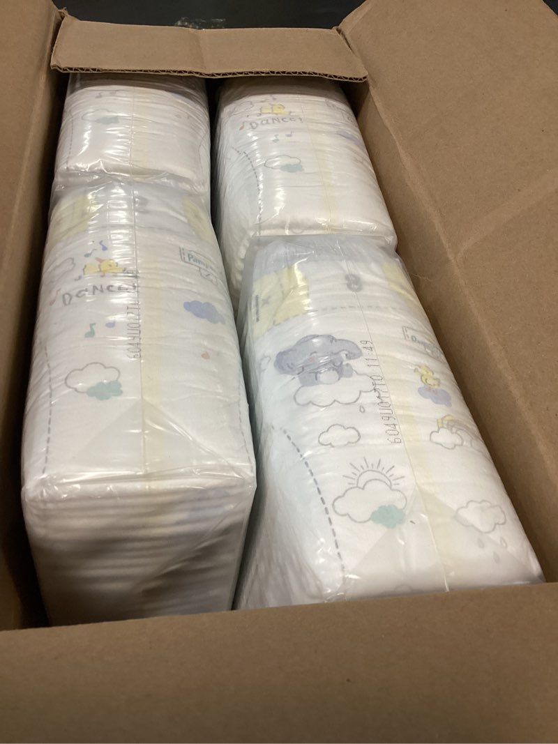 Condition photo showing New/Like New for pampers swaddlers diapers, size 6 (23-44 lbs), 108 count, absorbent, keeps baby dry and comfortable, skin safe disposable baby diaper (packaging may vary) size 6 108