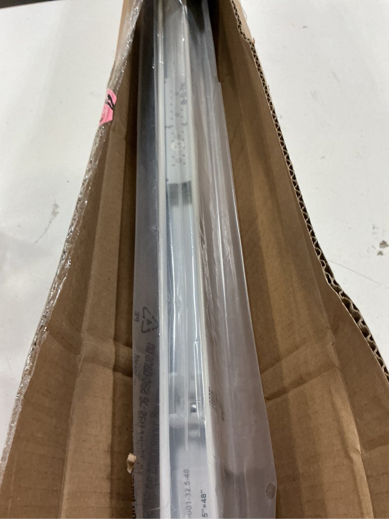 Condition photo showing New/Like New for lazblinds no drill blinds for indoor windows, blackout roller shades, cordless window blackout blinds, thermal insulated fabric uv protection for home and office, 23.5" w x 48" h, white blackout-white 23.5" w × 48" h
