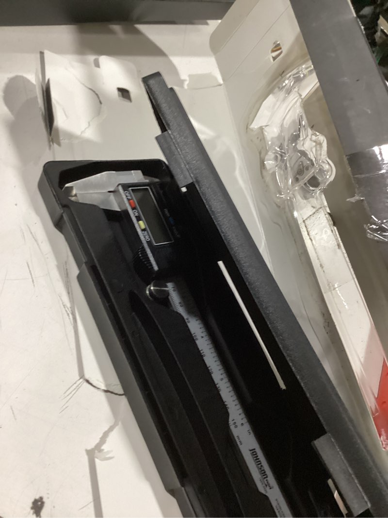 Condition photo showing As Is for johnson level calipers 6-in digital