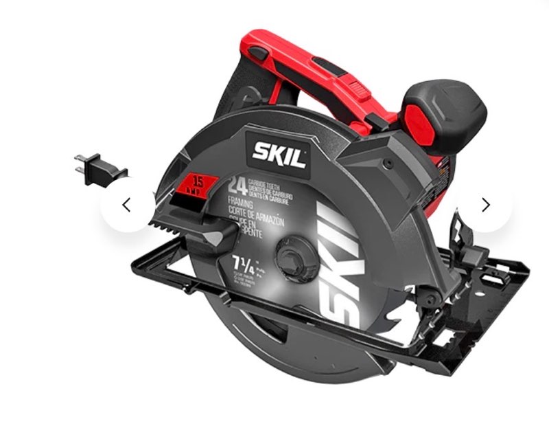 15A 7-1/4 IN. CORDED CIRCULAR SAW WITH LASER