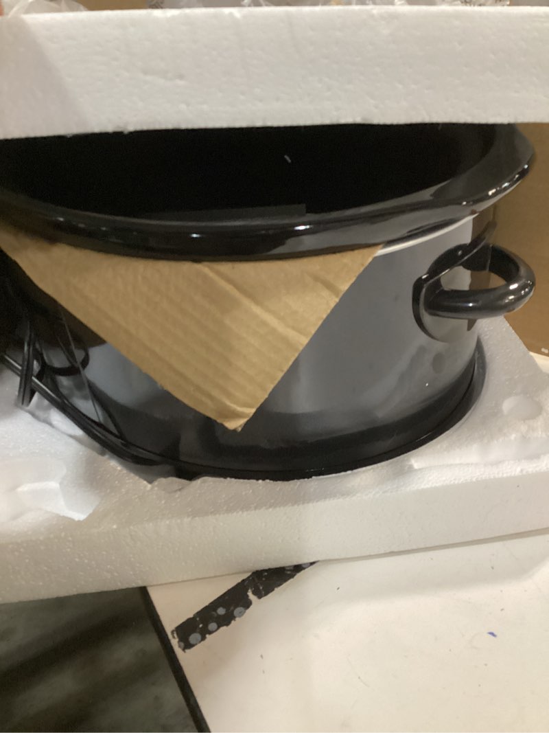 Condition photo showing Good Condition for Crockpot Manual 8-Quart Slow Cooker Black 8qt Black