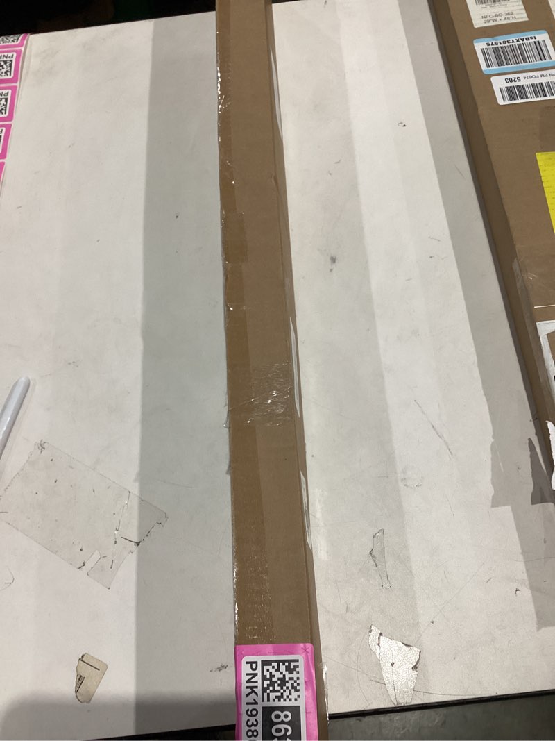 Condition photo showing New/Like New for LazBlinds Cordless Cellular Shades, No Tools No Drill Blackout Honeycomb Shades Pleated Blinds for Windows, 31" W x 64" H, Silver White Blackout-silver White 31'' W x 64'' H