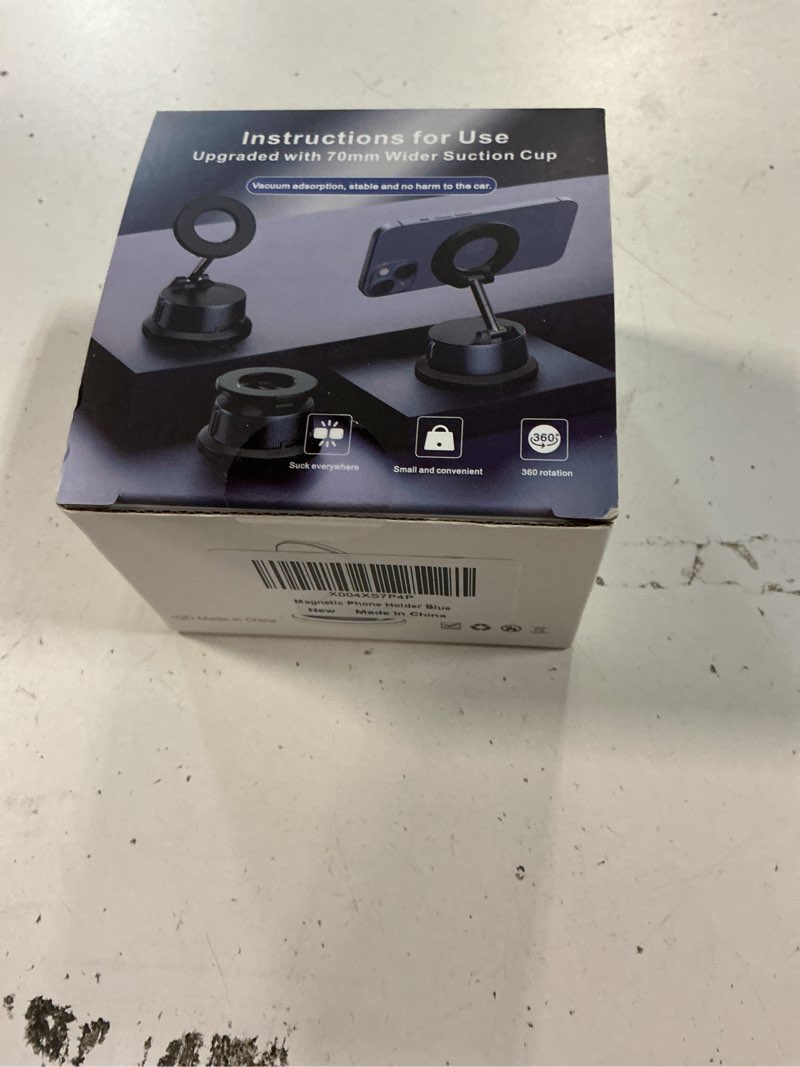 Condition photo showing New/Like New for Upgraded Magnetic Phone Holders for Your Car [70mm Suction & 3200gf Magnetic] 360° Adjustable Magsafe Car Phone Mount, Vacuum Suction Cup Car Mount for iPhone 17 Pro Max 16 15 14 13 12 Air Plus