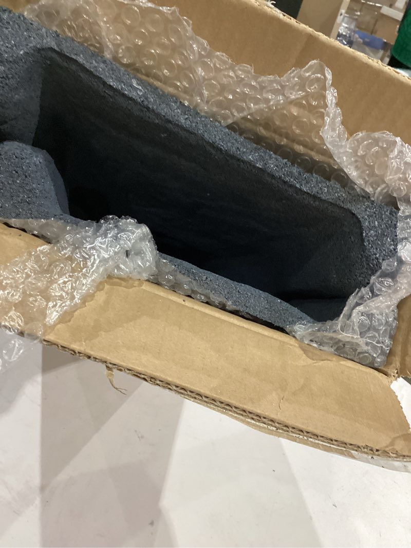 Condition photo showing Good Condition for 2 pack rubber downspout splash block rain gutter down spout drain trays gray gray 2