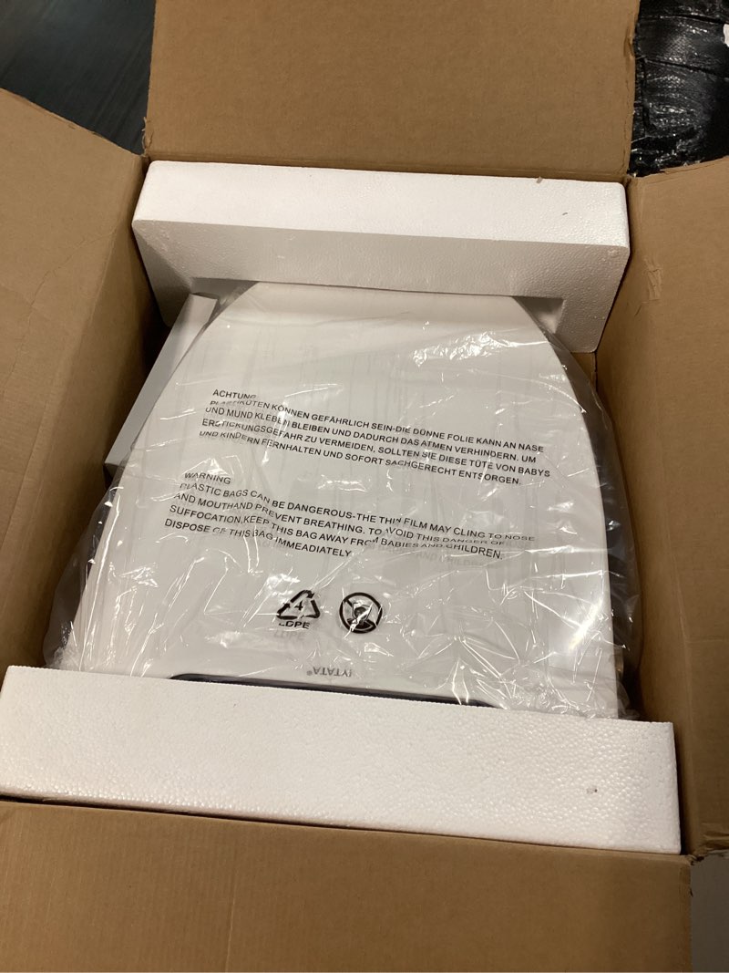 Condition photo showing New/Like New for Electric Bidet Toilet Seat, Elongated, Warm Water with Air Dryer, Heated Seat and Slow Close Lid, Front and Rear Wash, LED Nightlight, Wireless Remote, Black, 102