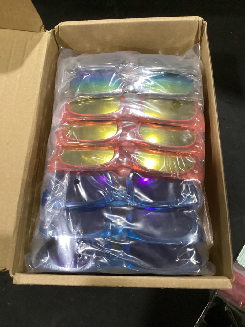 Condition photo showing New/Like New for 24 pack back to school sunglasses bulk – 8 colors with cards and organza bags uv400 protection for boys girls age 3-12 preschool kindergarten classroom rewards party favors