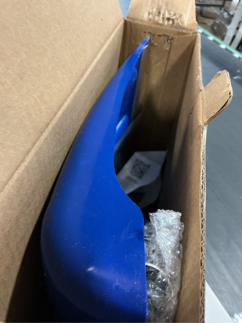 Condition photo showing Good Condition for Snow Shovel, 18-Inch Aluminum Blade with Aluminum Handle and D-Grip, 3.5Lbs Lightweight & Ergonomic Shoveling Tool, All-Season Portable Shovel for Gardening, Ice Removal & Snow Removal, Blue Blue (Aluminum)