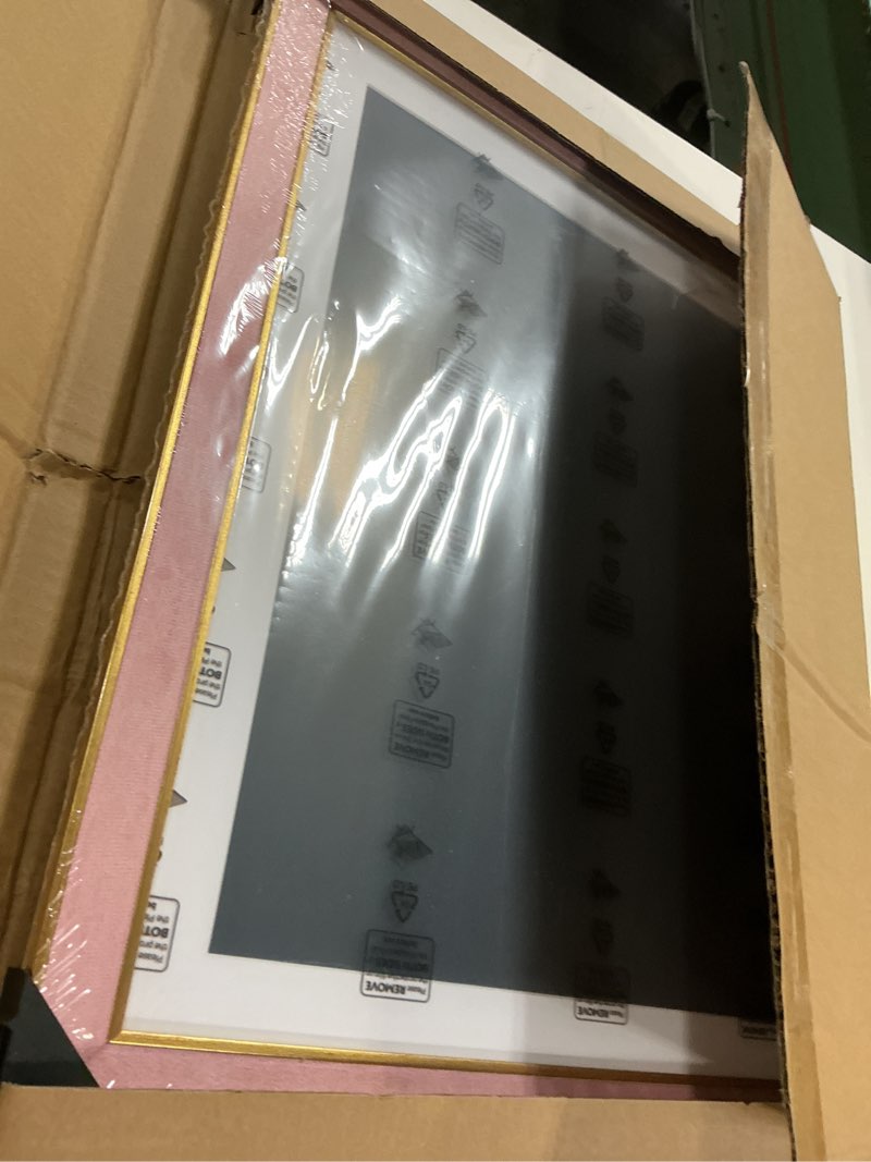 Condition photo showing New/Like New for euwazram Suede 14x18 Frame - Single Frame, Christmas Elegant Pink 14 x 18 Poster Frame with Mat for 12x16, 14x18 Picture Frames for Artwork, Puzzles, Photos and Movie Posters Pink 14" x 18" / 12" x 16" mat