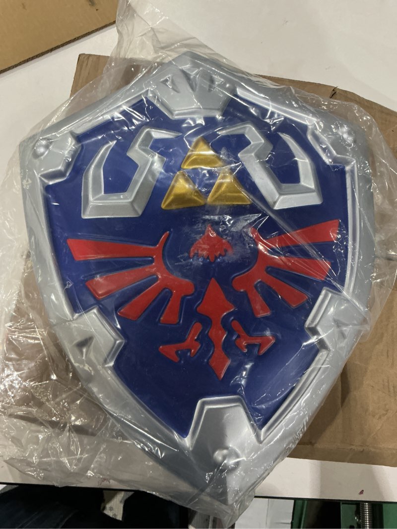 Condition photo showing New/Like New for Disguise Nintendo The Legend of Zelda Link Shield, Official The Legend of Zelda Costume Accessory