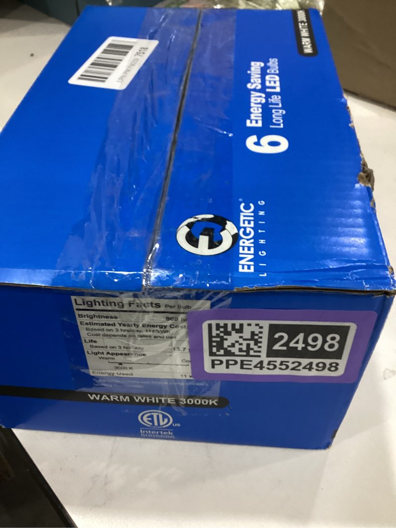 Condition photo showing New/Like New for 6 Energy savings LED bulbs