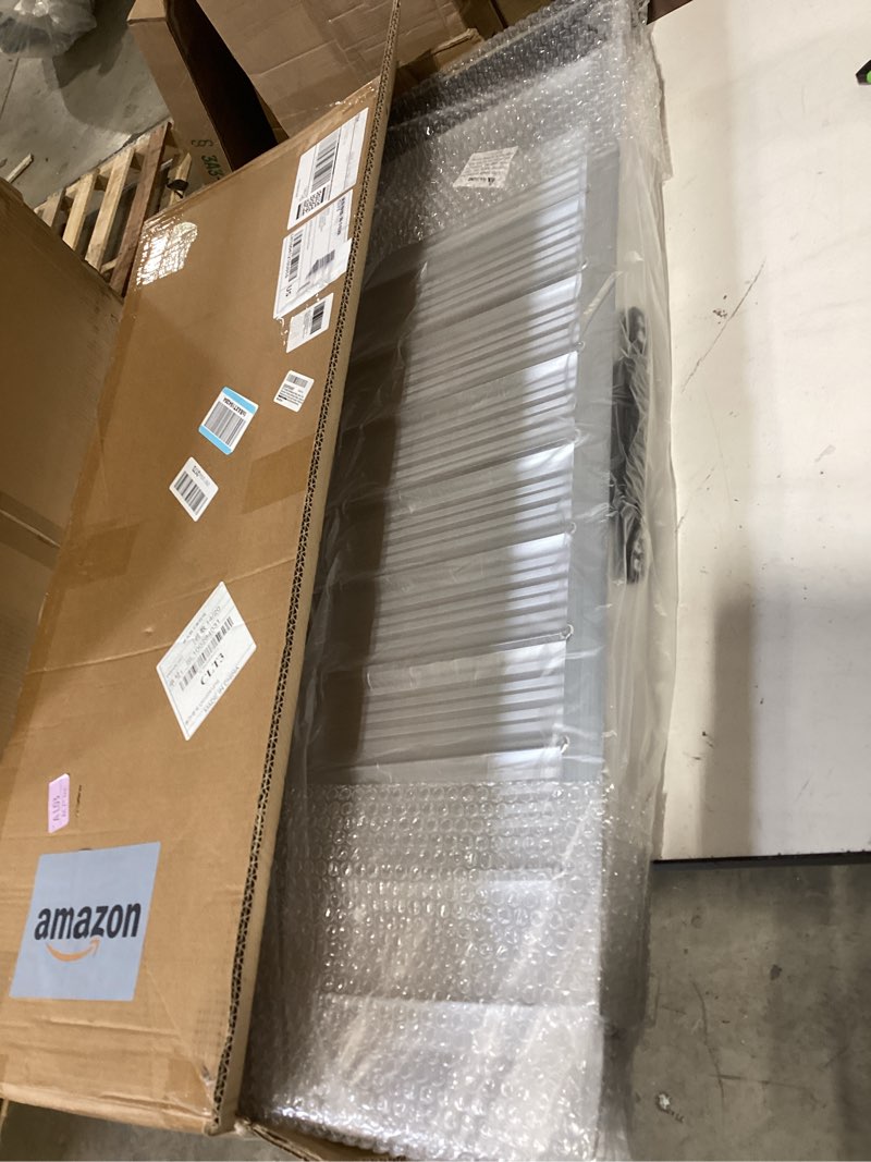 Condition photo showing As Is for 3ft portable wheelchair ramp, non-slip aluminum folding handicap ramp, ramps for wheelchairs for home with handle, wheelchair ramps for home steps/stairs/threshold/doorways/scooter, 600lbs capacity 3ft (usable height 3-9 inch)