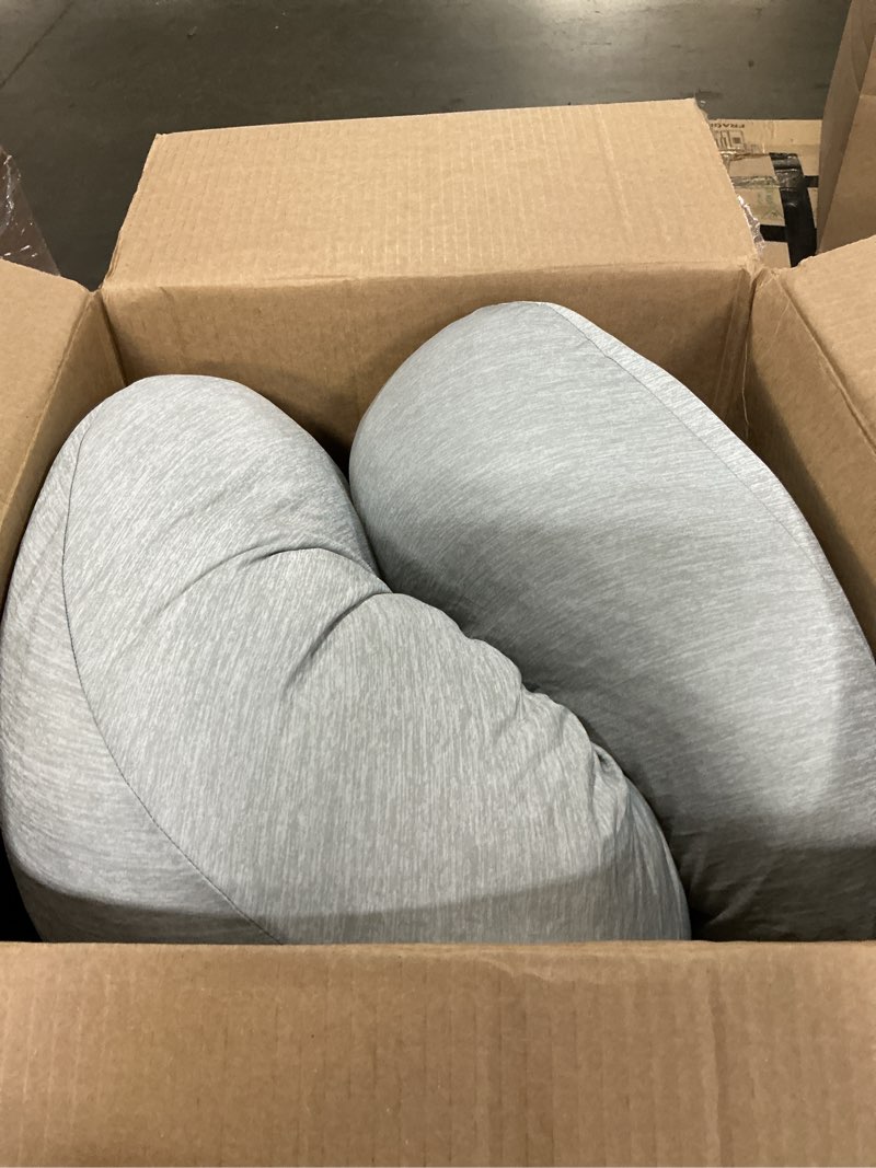 Condition photo showing Good Condition for Momcozy Pregnancy Pillows with Cooling Cover, U-Shaped Full Body Maternity Pillow for Side Sleepers 57 Inch - Support for Back, Hip, Belly, Legs for Pregnant Women Grey- Cooling Fabric