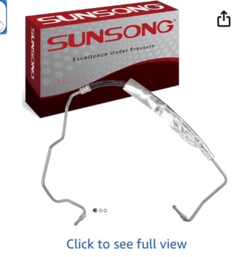 sunsong 3401528 power steering pressure line hose assembly