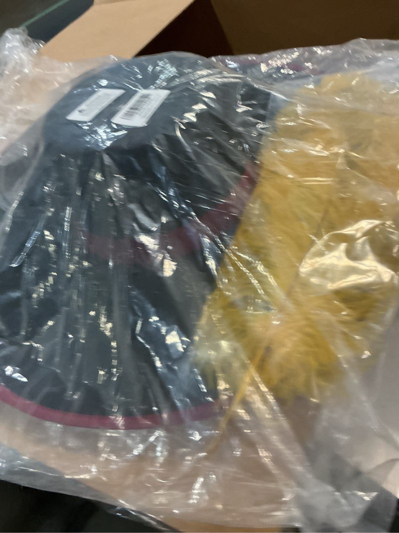 Condition photo showing New/Like New for cavalier hat puss cosplay cat boots costume hat for adult, halloween hats with feather for men/women