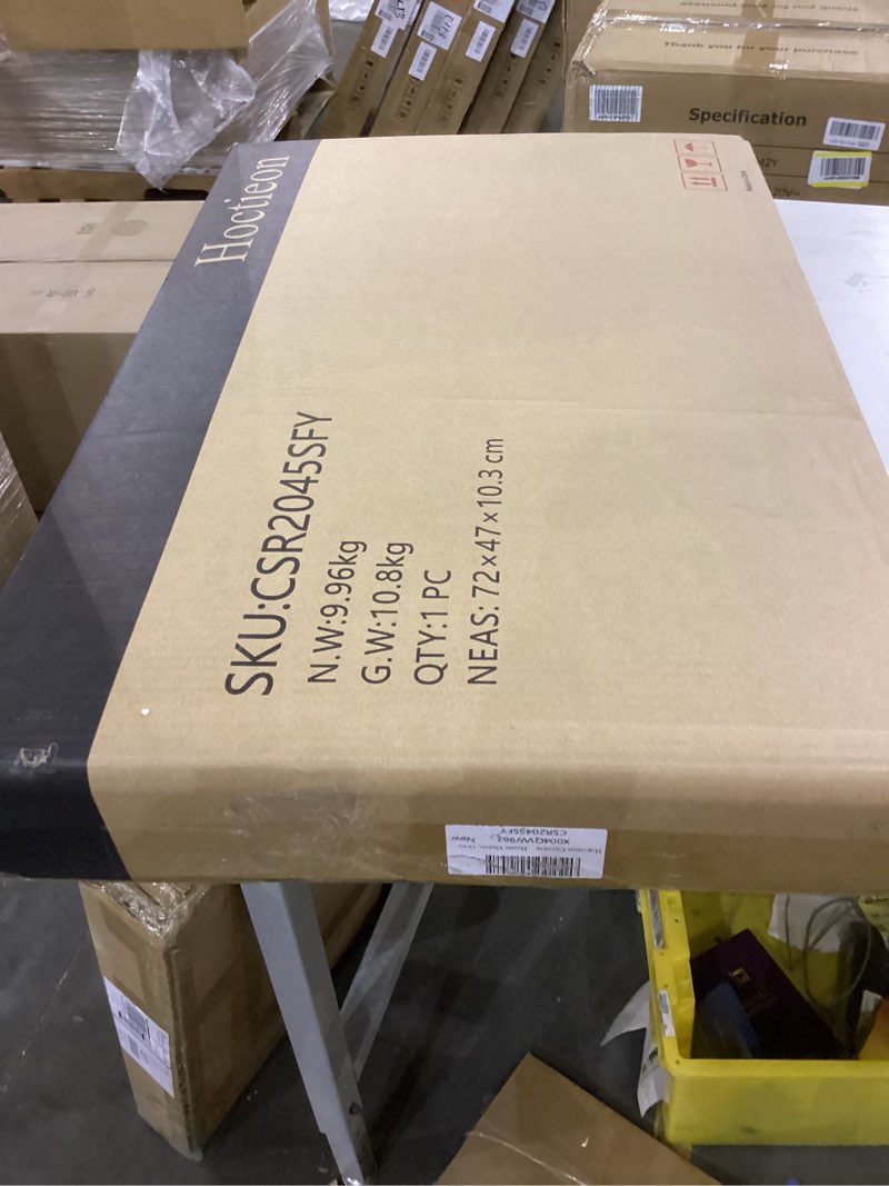 Condition photo showing New/Like New for Hoctieon 5-Tier Corner Shelf with LED Light, Christmas Tree Shaped Corner Bookshelf with Storage, Retro Corner Shelf Stand, Wood Ladder Bookcase, Space-Saving Display Storage Rack, Gray Grey 5-Tier