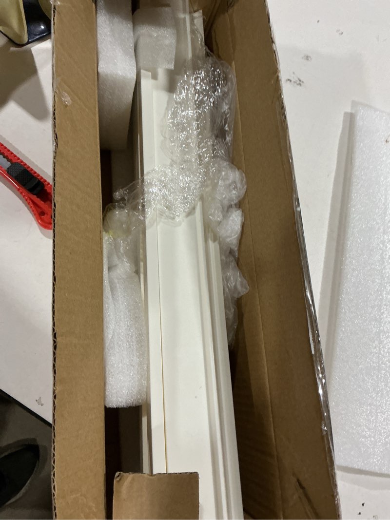 TIASUSAN 4PCS Mahjong Racks with Pushers (White), American Mahjong All-in-one Tile Rack with Pusher 