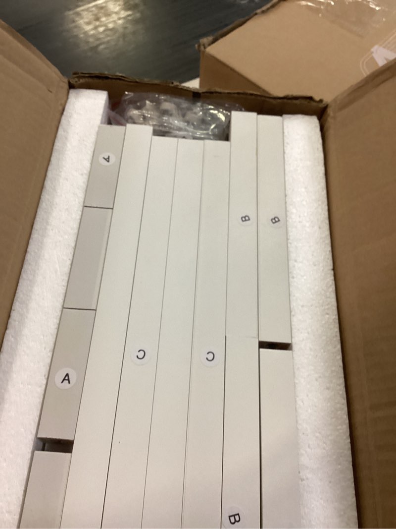 Condition photo showing Good Condition for TUTOTAK Small Side Table, Narrow End Table, Skinny Sofa Table, Slim Nightstand, Couch Table, Living Room, Bed Room, White TB01BW0772 3-Tier?7.9"D x 15.8"W x 26"H? White 2