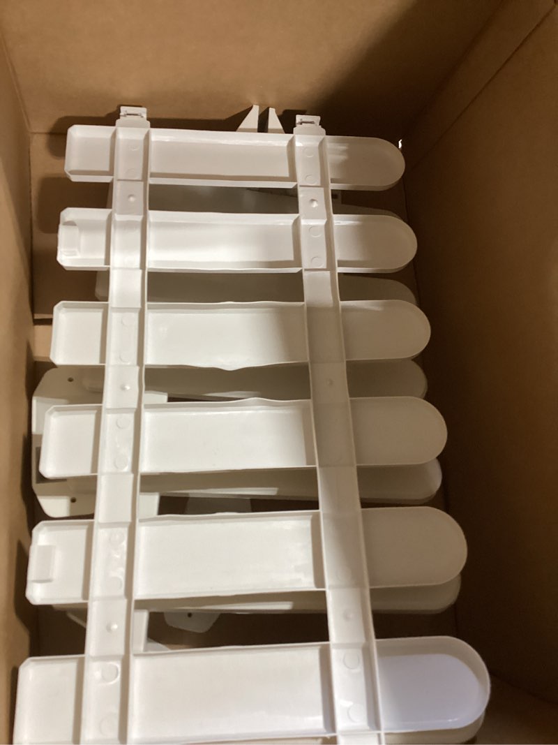 Condition photo showing Good Condition for MCEAST 30 Pieces Christmas Tree Fences White Picket Fence Border 4.6 x 12 Inches Mini Plastic Decorative Fences for Home Wedding Fairy Garden Party