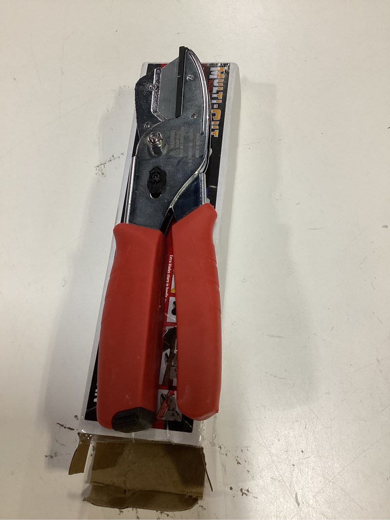 Condition photo showing Good Condition for ronan multi-cut quick change utility cutter, razor sharp multipurpose cutting tool cuts cable, wood, carpet, laminate tile, vinyl, rubber, shrubs, for professionals and diy