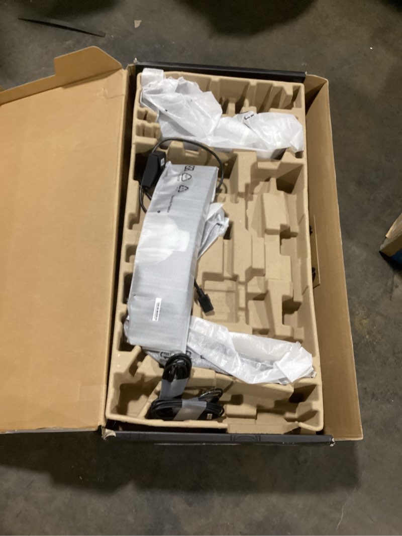 Condition photo showing As Is for Alienware AW3423DWF Curved QD-OLED Gaming Monitor - 34-inch Quantum Dot OLED 0.1Ms 165Hz 21:9 Curved Display, 99.3% DCI-P3 Color Gamut, VESA DisplayHDR True Black 400, AMD FreeSync Premium Pro - Black