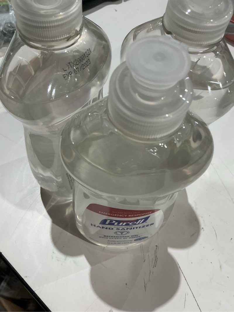 Condition photo showing Good Condition for purell® advanced hand sanitizer gel, clean scent, 12.6 oz(pack 3)