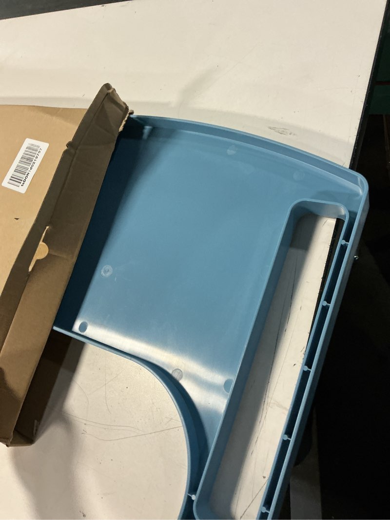 Condition photo showing Good Condition for i continue blue tray for folding walker with wheels, table with cup holder for standard walkers for seniors, detachable non-slip tv accessories, plate holder basket