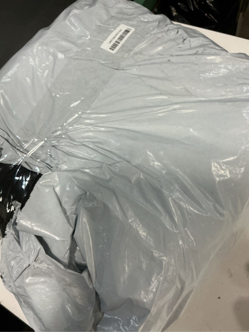 Condition photo showing As Is for 1200d waterproof boat cover - fits 14' to 16' ft bass, v-hull & tri-hull boats - heavy duty canvas black black model a: fits 14'-16' l x 68" beam width