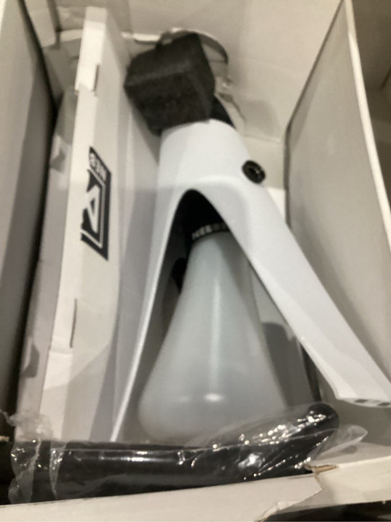 Condition photo showing As Is for nebula pro. electronic hookah sisha set. portable, led e-shisha with dual hose. hookahs. electronic shisha. revolutionary experience. nicotine free. elegant and ergonomic (ice)
