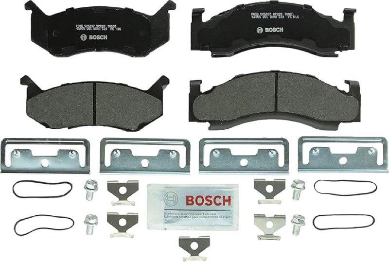 BOSCH BP269 QuietCast Premium Semi-Metallic Disc Brake Pad Set - Compatible with Select Dodge B150/250/350, B1500/2500/3500, D100/150/250/350, W100/150/250/350, Ramcharger; Plymouth PB + More; FRONT
