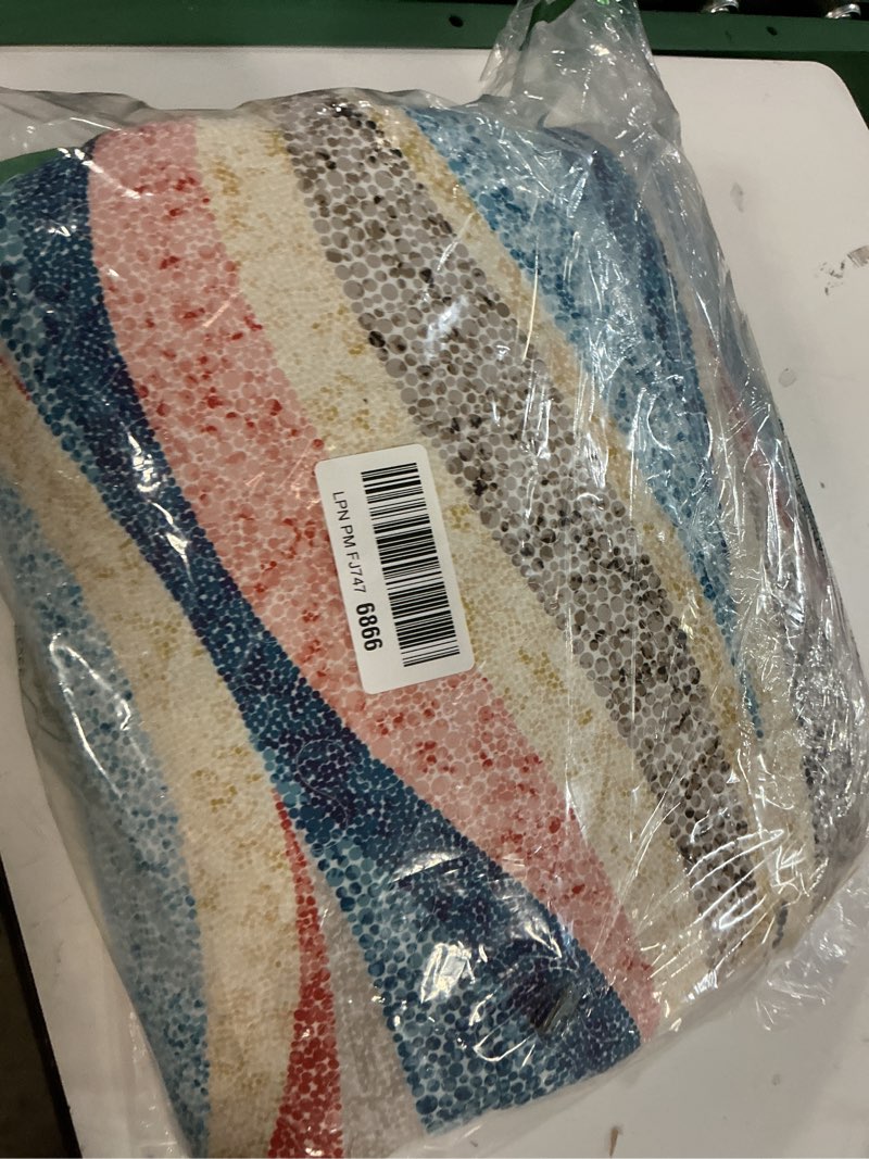 Condition photo showing Good Condition for HoneiLife King Quilt Bedding Set - 3 Pieces Beach Quilt Sets Coastal Bedspreads Ocean Coverlets Microfiber Bed Cover All Season Quilts King-106"x 96" Orange-flowing Sands