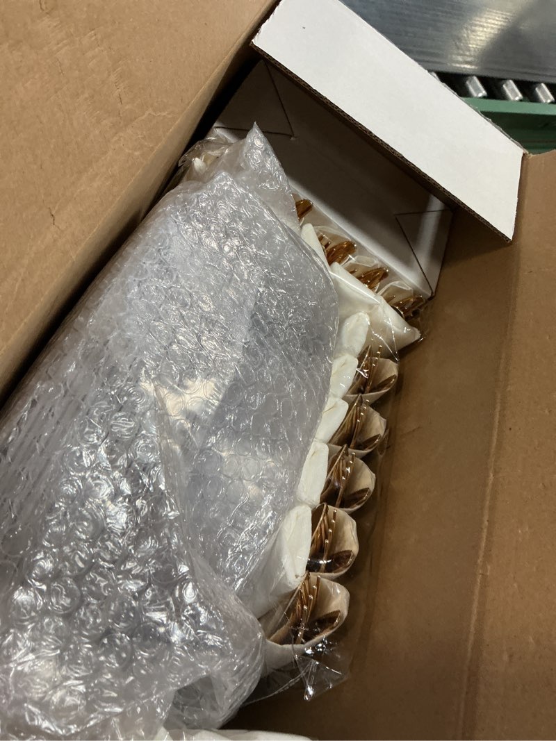 Condition photo showing Good Condition for liacere 350pcs gold plastic plates-disposable white and gold plates 50guest baroque plastic dinnerware include 100plates, 50pack pre rolled napkins with silverware 50cups for wedding&new years