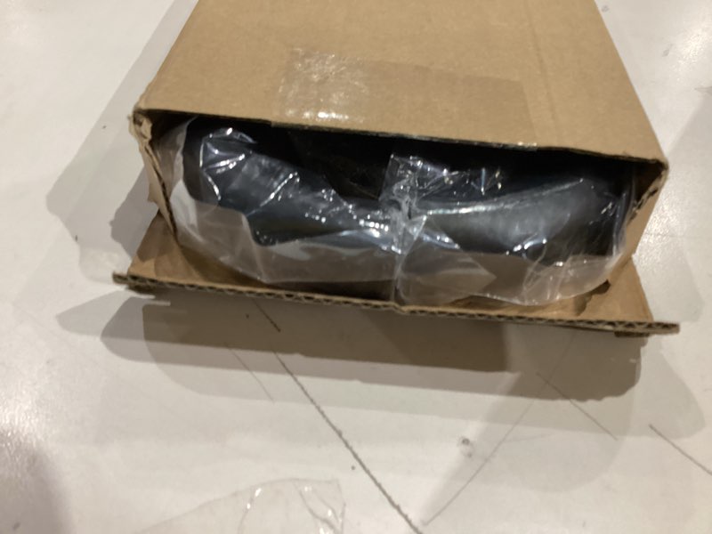 Condition photo showing New/Like New for 2 Pack 16 Inch Anti-Slip Shower Grab Bars w/Rubber Grip, iMomwee Stainless Steel Bathroom Wall Mount Matte Black Grab Bar Handle, Safety Balance Handrail, Handicap Elderly Senior Assist Bath Handle 16 inch matte black with rubber grip