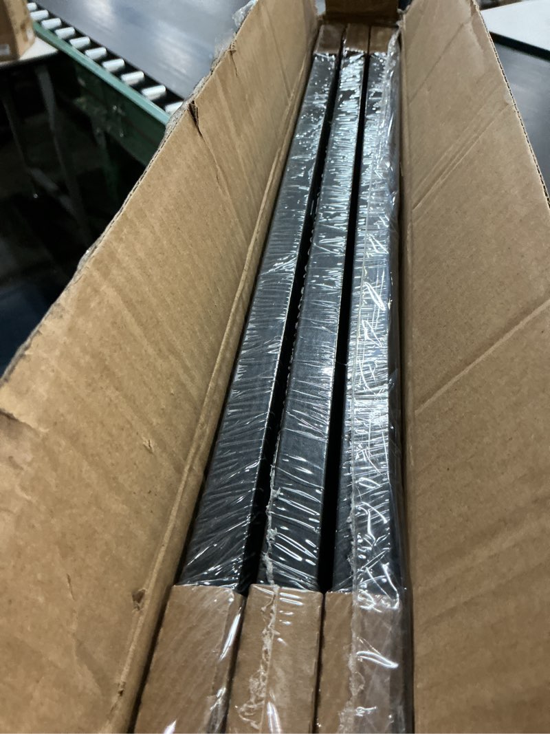 Condition photo showing Good Condition for elsker&home 20x20 picture frame black set of 3, 20x20 frames without mat or 16x16 with mat 3 pack, photo frame wall mounting black with white mat 20 x 20
