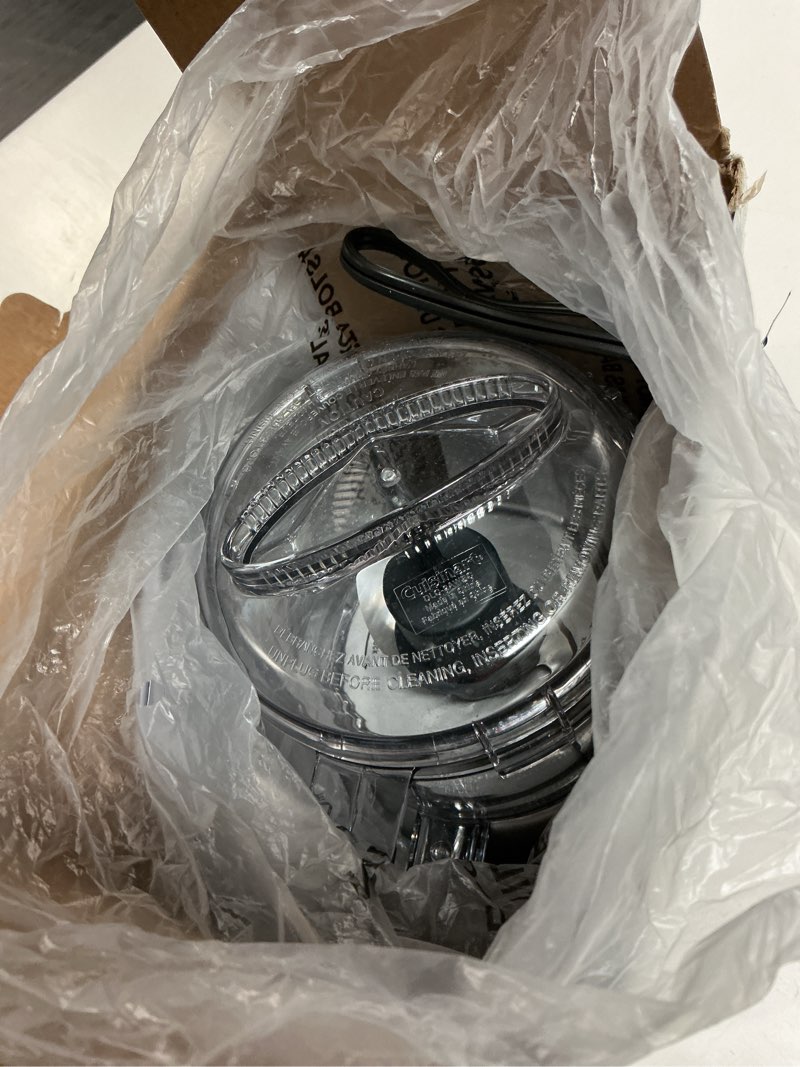 Condition photo showing Good Condition for cuisinart mini-prep plus food processor, 24-ounce mini food processor to chop herbs, vegetables, and hard cheese, 24-ounce work bowl, reversible stainless steel blade, dlc-2abc, brushed chrome