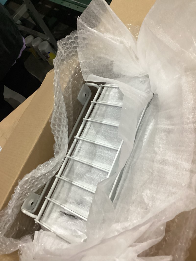 Condition photo showing Good Condition for SAYZH Fruit Basket for Kitchen with Wood Top 5 Tier, Stackable Fruit and Vegetable Storage Cart, Wire Storage Basket with Wheels, Vegetable Basket Bins Rack for Onions and Potatoes, White White-wood Top