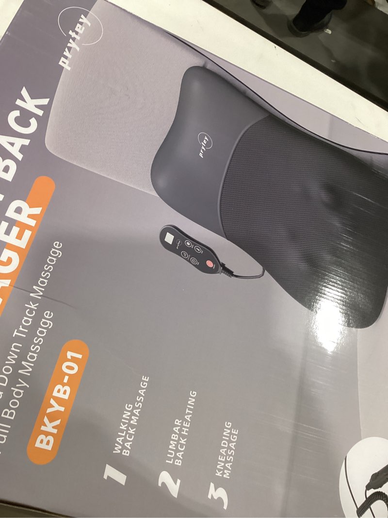 Condition photo showing Good Condition for Back Massager, Rolling Up and Down Back Massager with Heat, Back Massage 4D Kneading for Pain Relief Deep Tissue, Ultrathin Shoulder Massager Gift for Women Men Parents Christmas