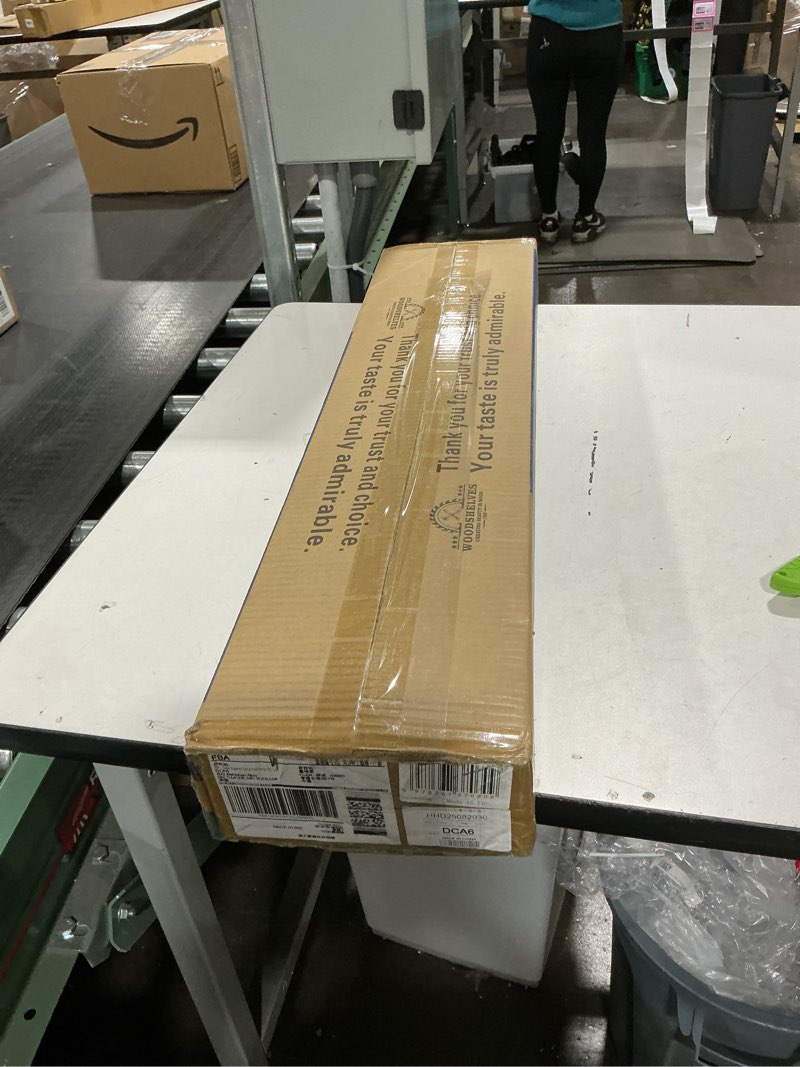 Condition photo showing New/Like New for BGMG Wood Floating Shelves for Wall 12 inch Set of 2, Rustic Wooden Wall Mount Shelves for Bathroom Living Room Bedroom Kitchen Farmhouse -12x 6.7 x1.25 inch- Walnut Color Dark Walnut 12 inch