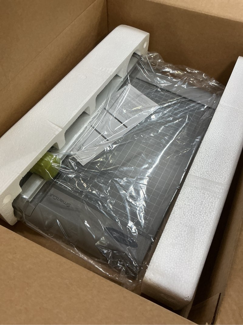 Condition photo showing Good Condition for swingline paper cutter, guillotine trimmer, 12" cut length, 10 sheet capacity, classiccut lite (9312) 10 sheet capacity classiccut lite