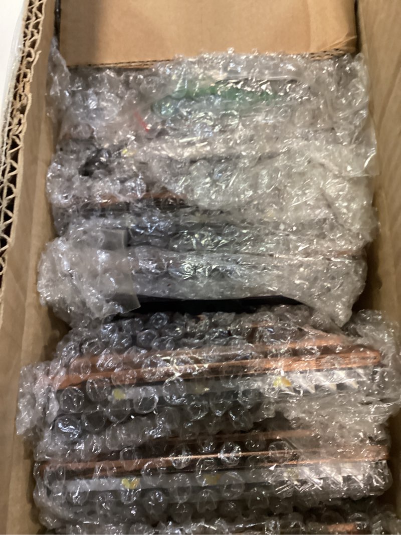 Condition photo showing New/Like New for solar post cap lights,outdoor deck fence post lights,powerful lithium battery 20lumens two light modes warm white/bright white suitable for 4x4 5x5 wooden posts,4x4 viny posts (brushed copper, 8pk) brushed copper 8pk