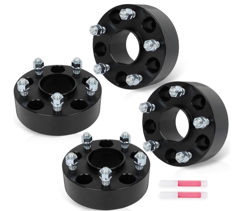 eccpp 5x5 to 5x5 hubcentric wheel spacers 2 inch 5x127mm 5 lug fit for jeep gladiator 2020-2022