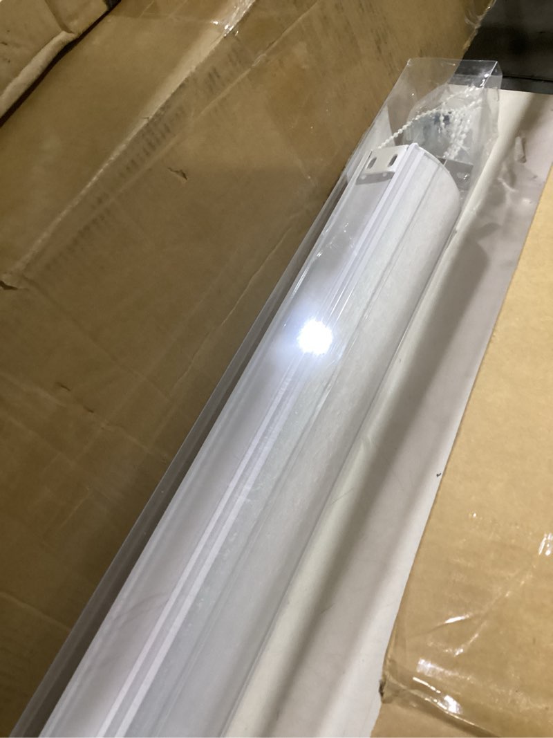 Condition photo showing Good Condition for zebra roller window blinds,custom cut to size,roller blinds dual layer roller shade blinds, white,fixed 72 incheshigh,44 inches width white 44"w x 72"h