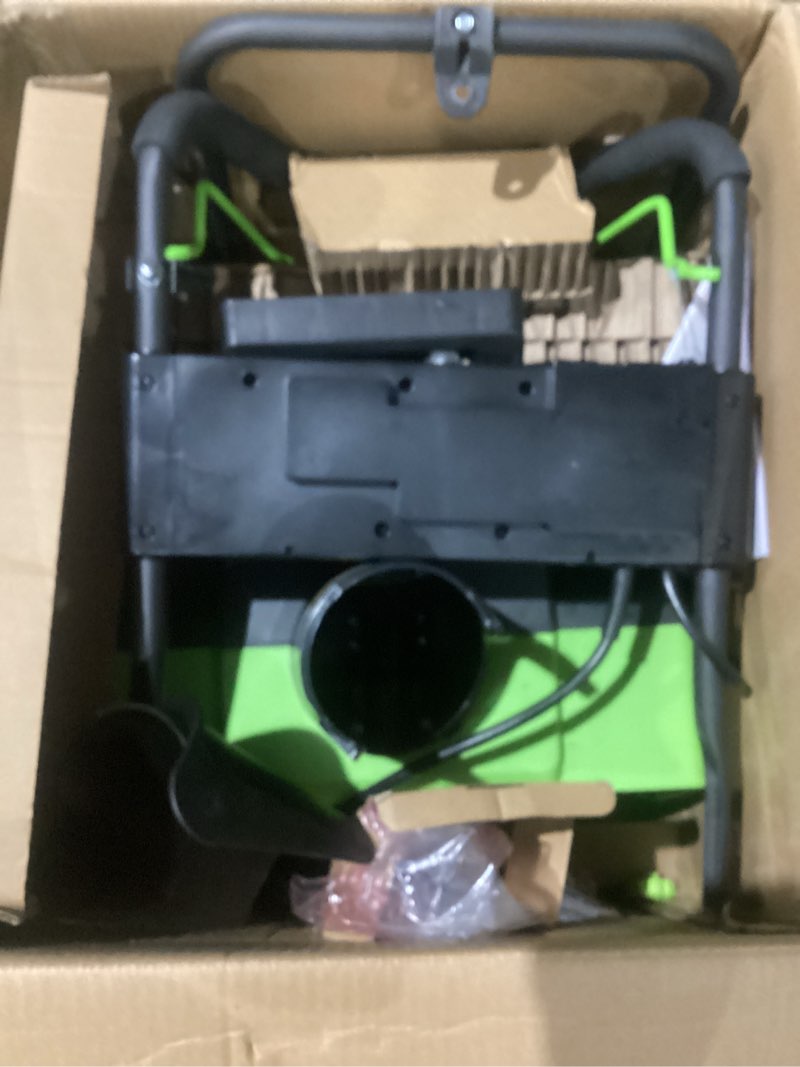 Condition photo showing As Is for earthwise power tools by alm sn75018 15-amp 18-inch electric corded snow thrower with led lights 18-inch, 15-amp corded